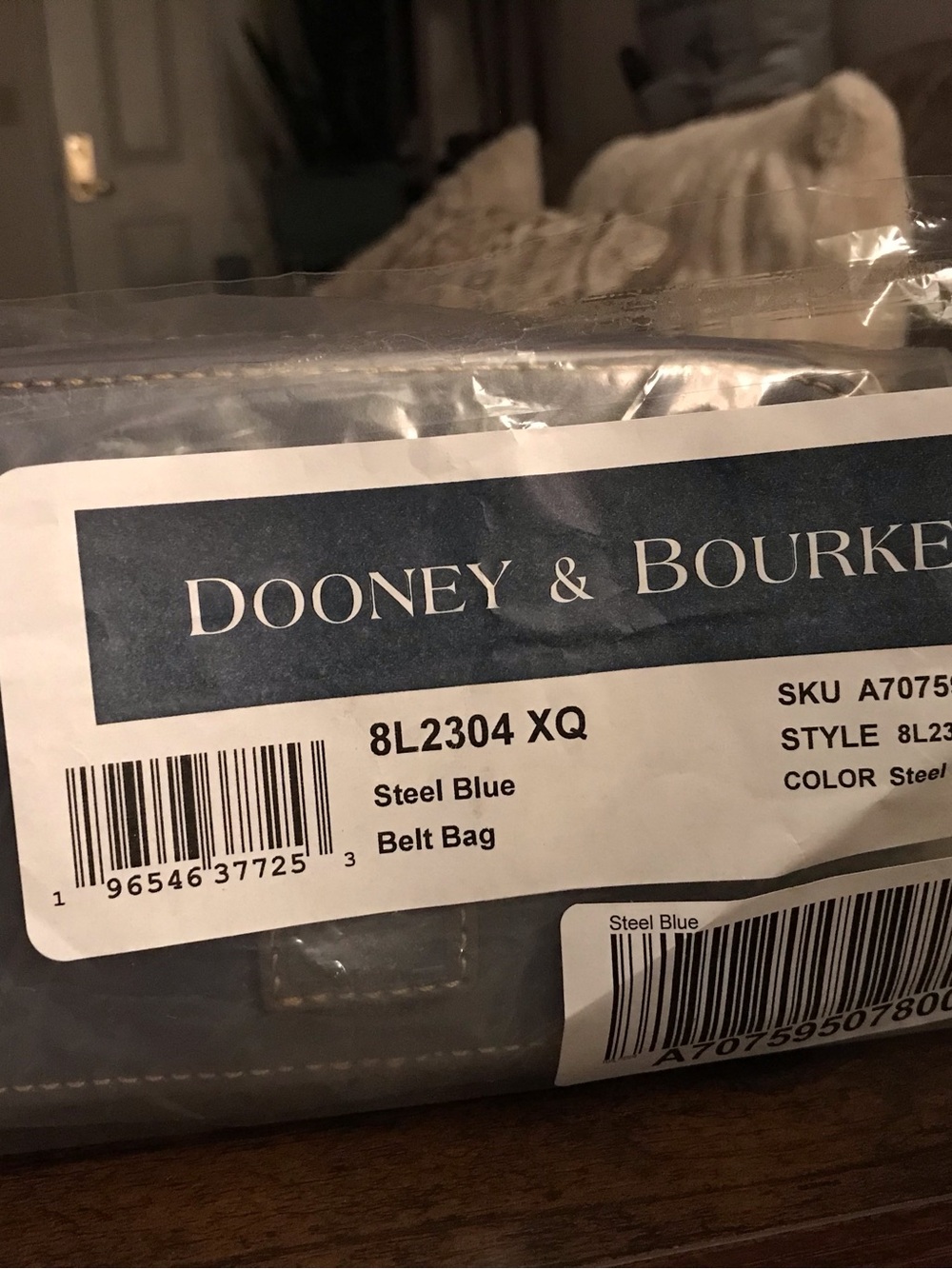 Dooney & Bourke Steel Blue Florentine Belt Bag NWT 🔥 - Picture 6 of 6
